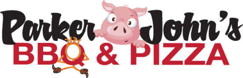 Parker John's BBQ & Pizza Logo